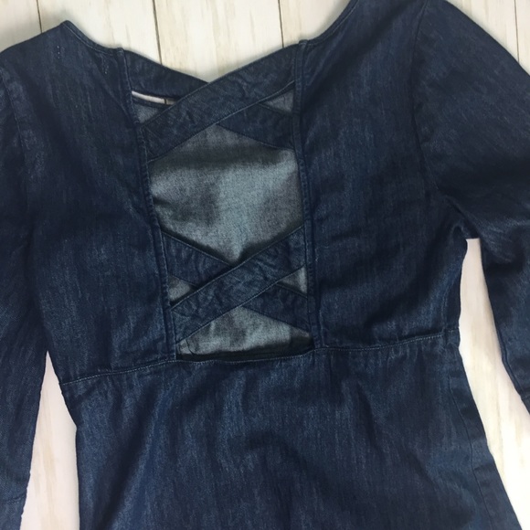 {UO} Cooperative Brooklyn Bell Denim Dress - 6 - Picture 4 of 8